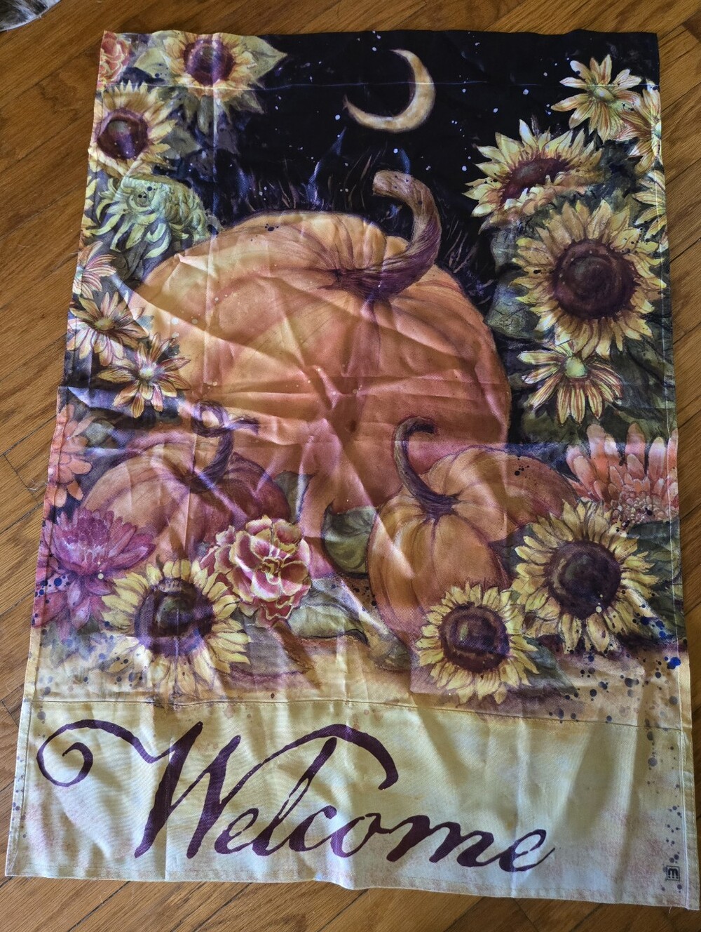 Halloween/Fall/Welcome Garden or House Flag Large